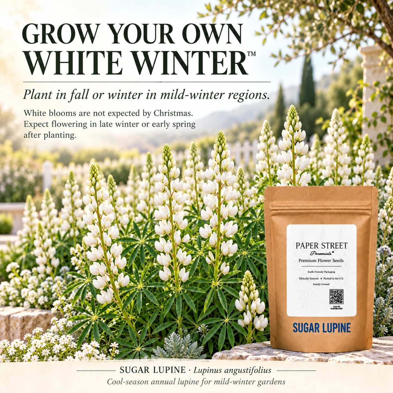 Grow Your Own White Winter seasonal campaign