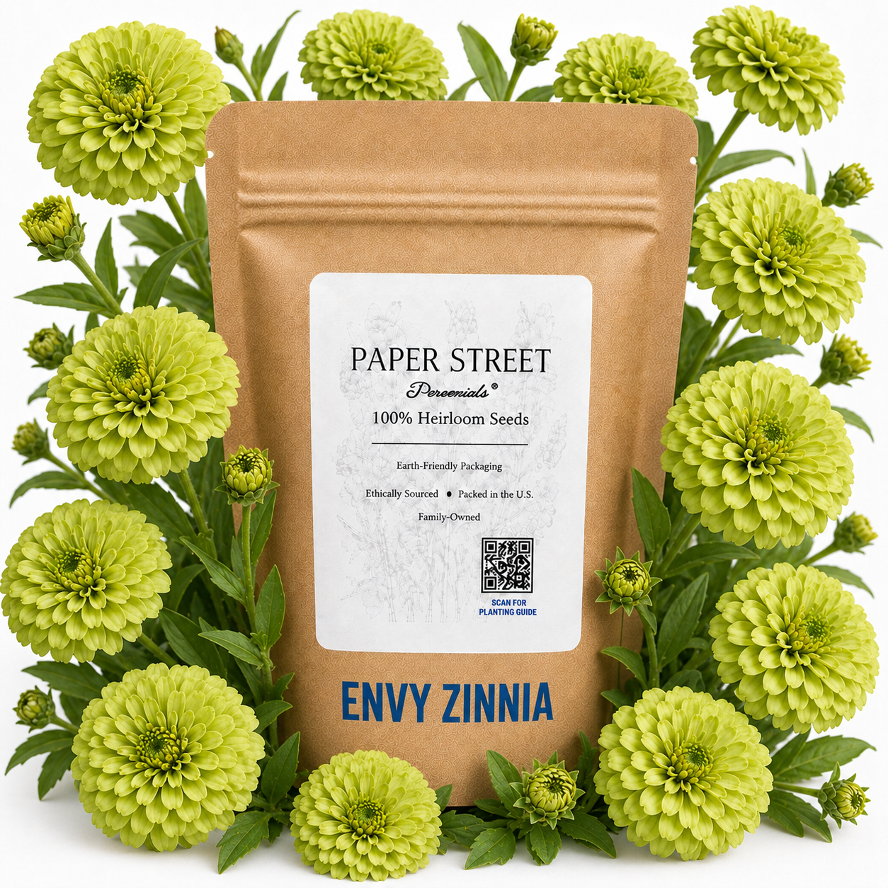 Envy Zinnia seeds