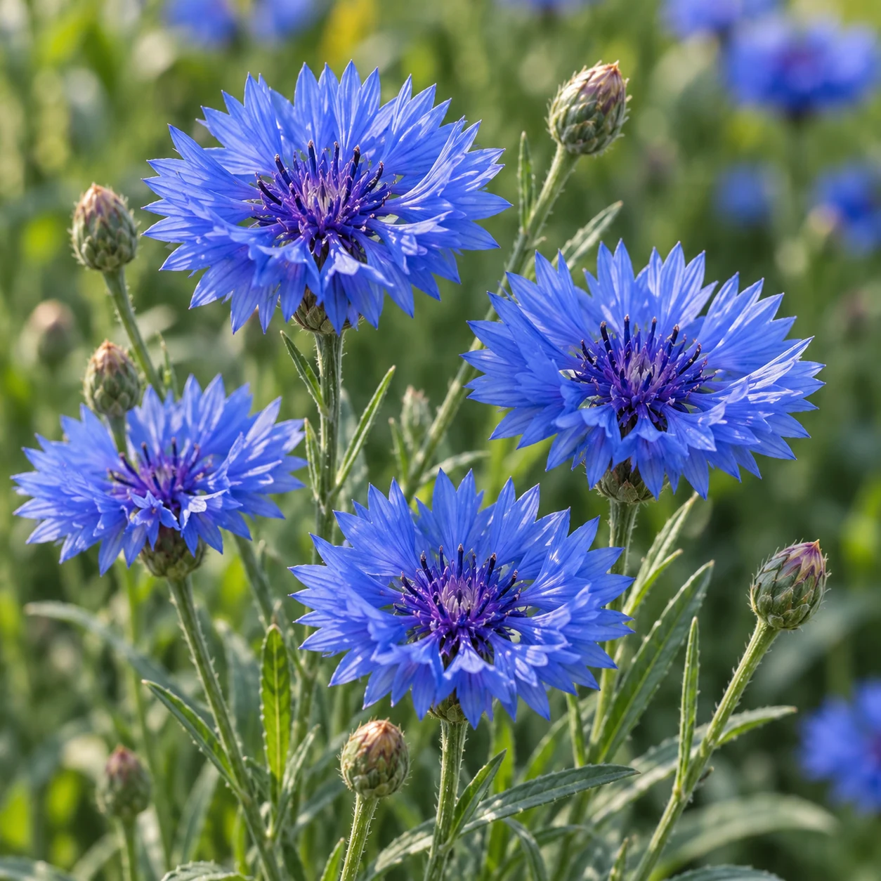Tall Blue Cornflower product image